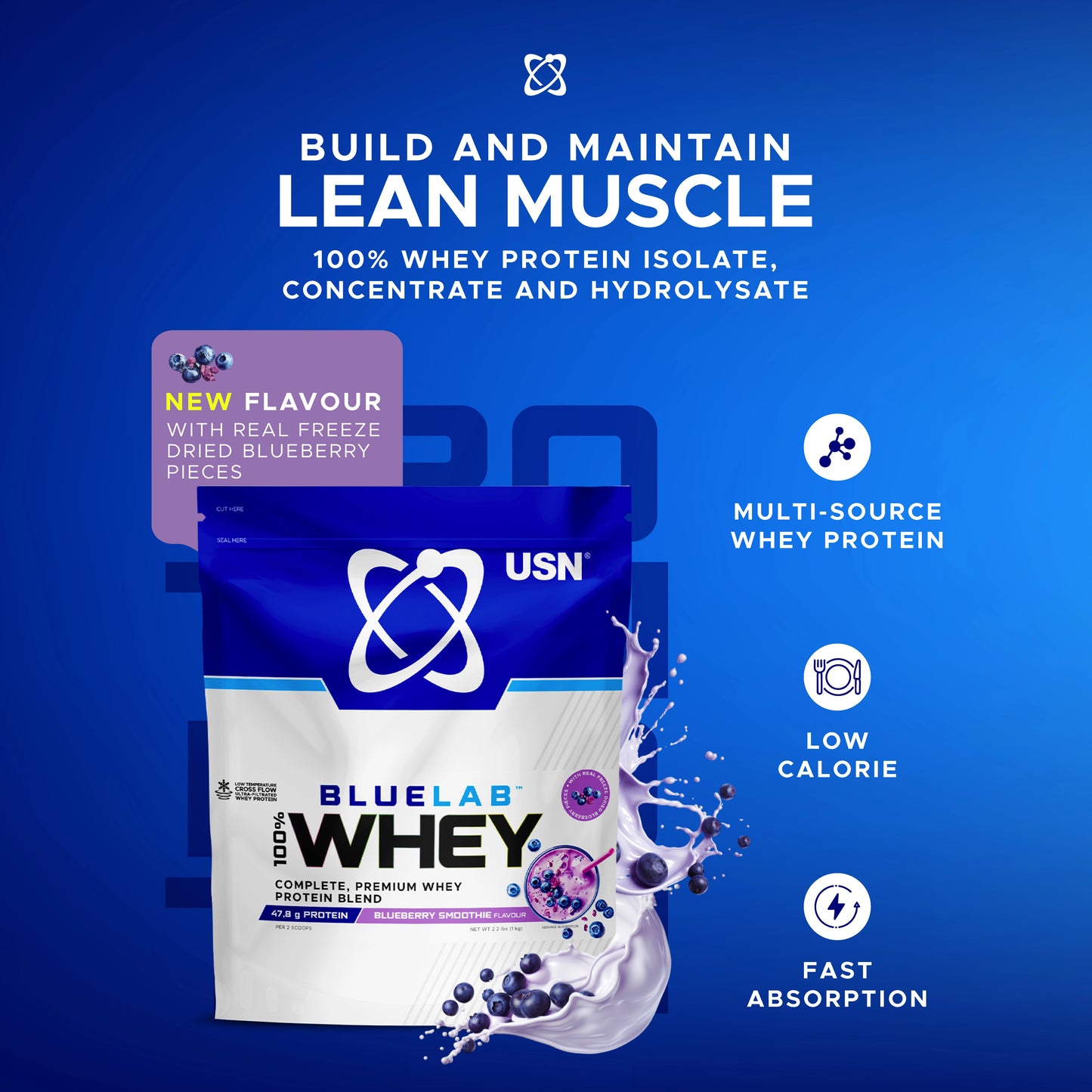 BlueLab® 100% Whey Protein