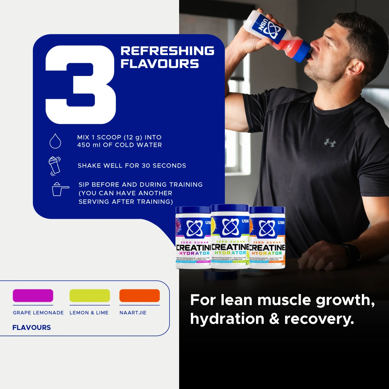 Creatine Hydrator Favours