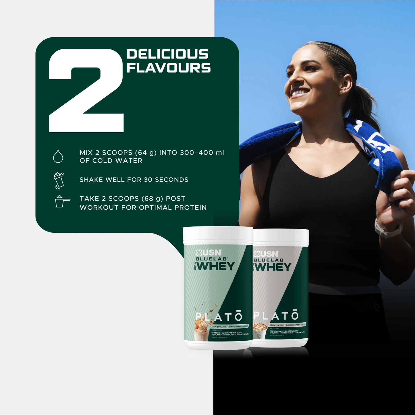 USN Plato Whey Protein Flavours